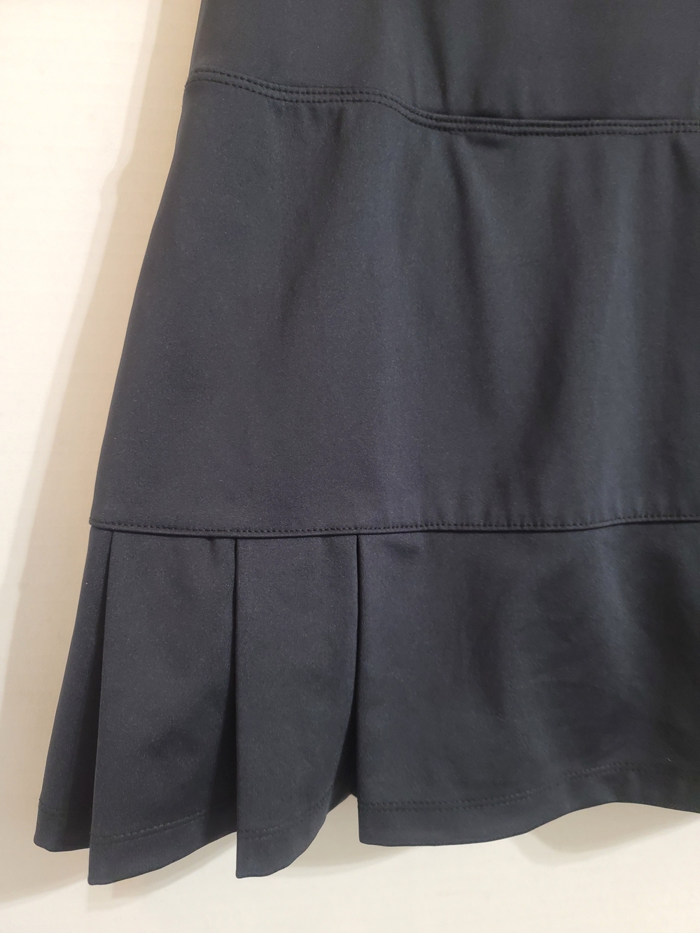 Sigrid Olsen Golf & Tennis Black Pleated Hem Mini Skort Small Shorts W/pockets - Picture 3 of 14